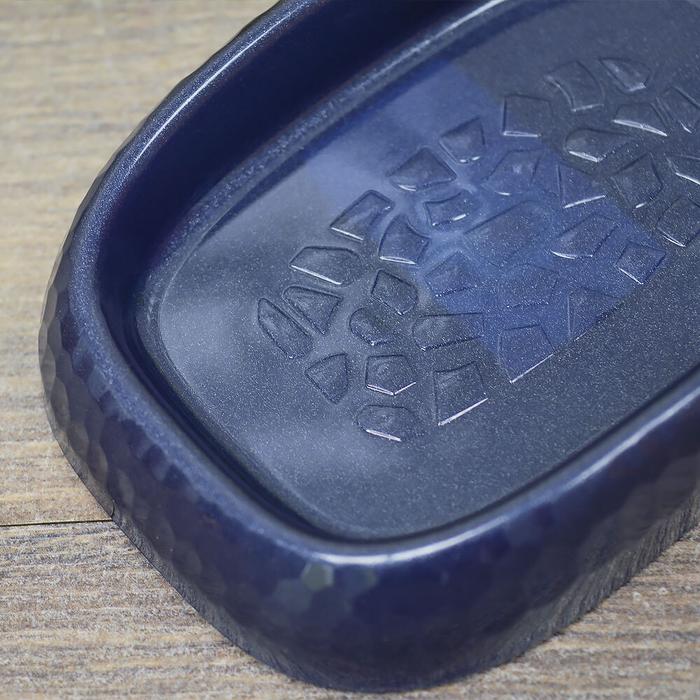 Мыльница "Luna" пластиковая, цвет синий