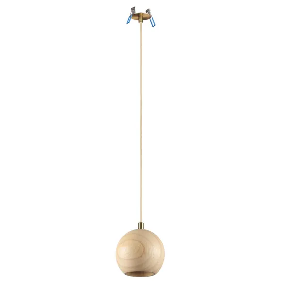 7061/1 MINIMA ODL25 237 Подвесной светильник светлое дерево/металл IP20 GU10 LED 7W 220V CAUCHO