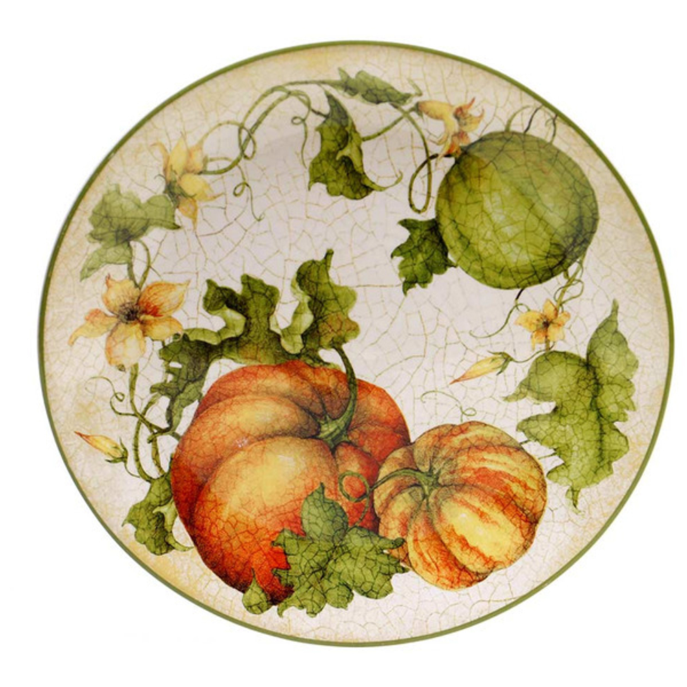 Блюдо круглое Certified Int. Тыквы 33см