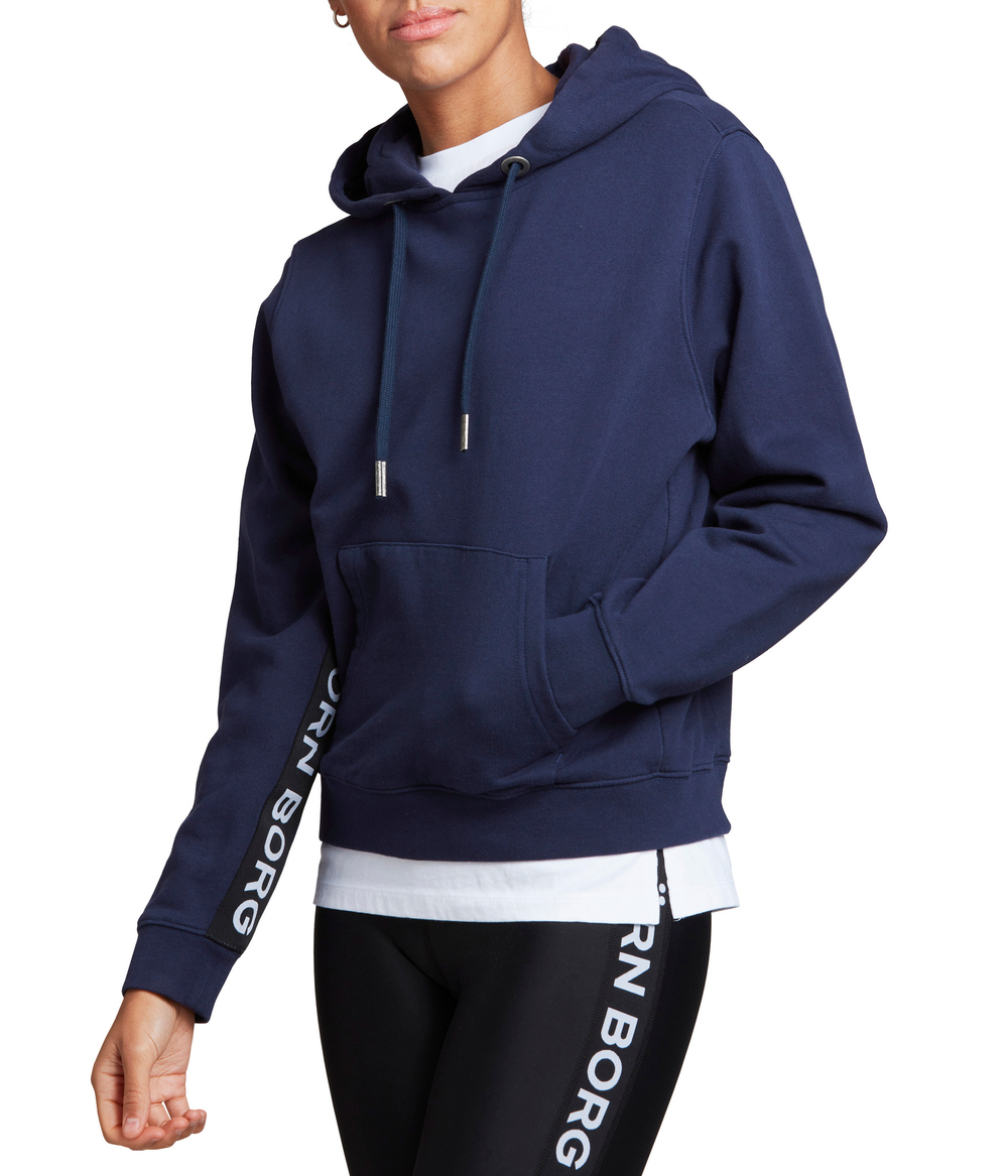 Женская Кофта теннисная Björn Borg Hood Harmony W - peacoat