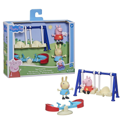 Hasbro Свинка Пеппа - Набор игровой площадки + 2 фигурки / артикул   F2189 F2217  / GTIN 5010993849284