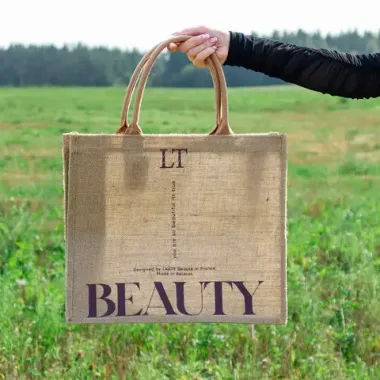Сумка-шоппер (материал джут) 40х35х14см, max нагрузка 10кг La and Te beaute LT-shbag2