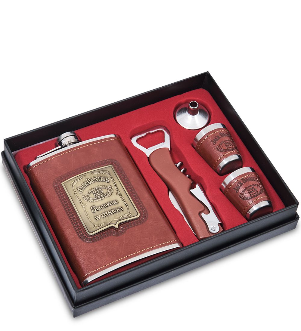 GT-104 Подарочный н-р фляжка с аксессуарами 280 мл