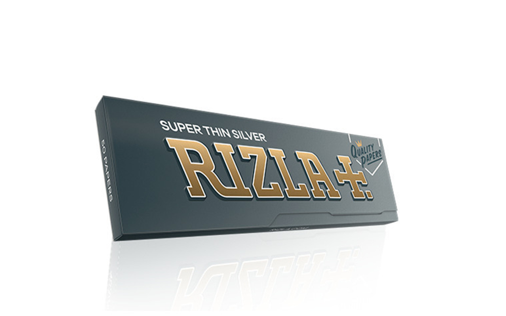 Бумага для сигарет блок "Rizla+" Silver 50л*50шт.
