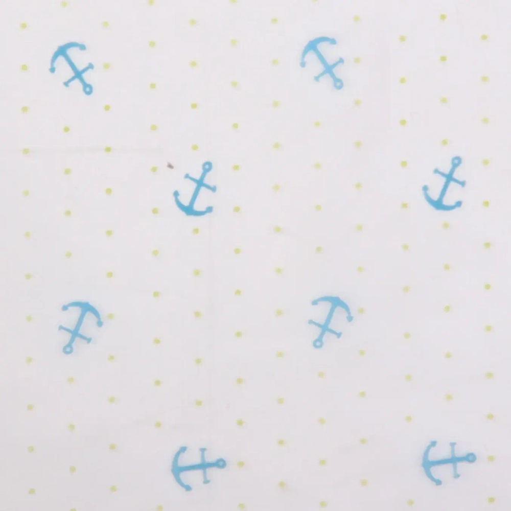 Дождевик-плащ 120 Мкрн 110*62см «Якорь» с капюшоном и завязками, на кнопках, ДоброСад