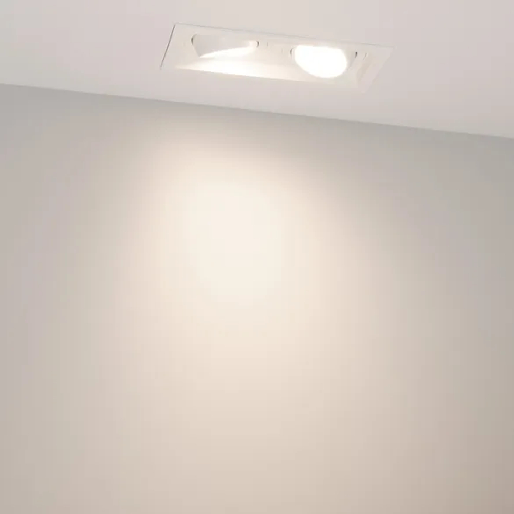 Светильник MS-VORTEX-BUILT-S170x90-2x12W Day4000 (WH-WH, 40 deg, 230V) (Arlight, IP20 Металл, 5 лет) 057771