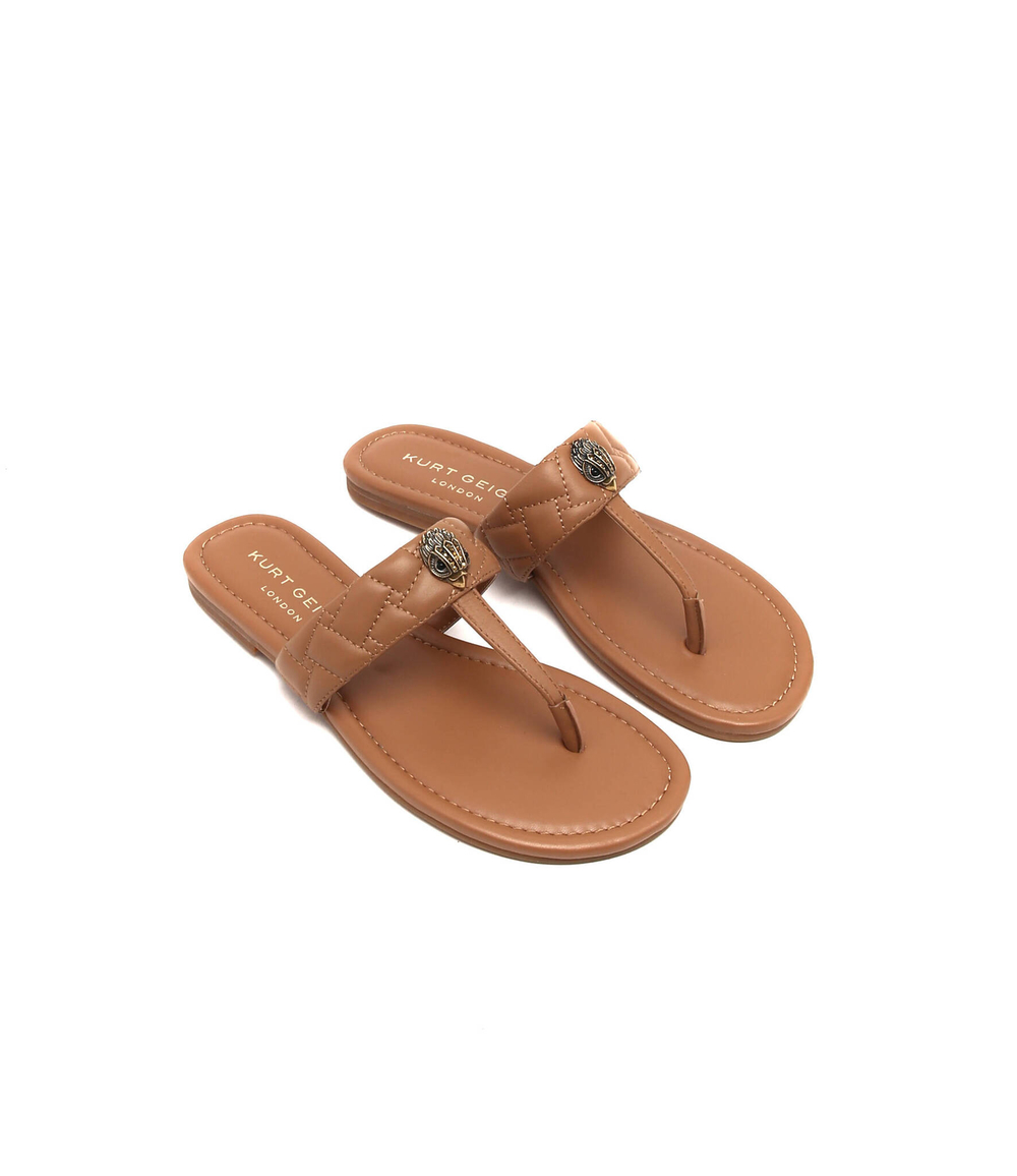 Кожаные вьетнамки Kurt Geiger - светло-коричневый(8651448109)