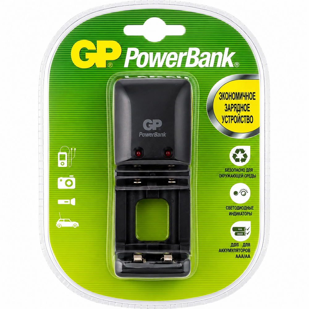 Зарядное устройство GP PB330GSC-2CR1 (без аккумуляторов)
