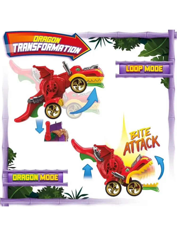 Машинка T-Racers TR9004 Игровой набор Петля Дракона