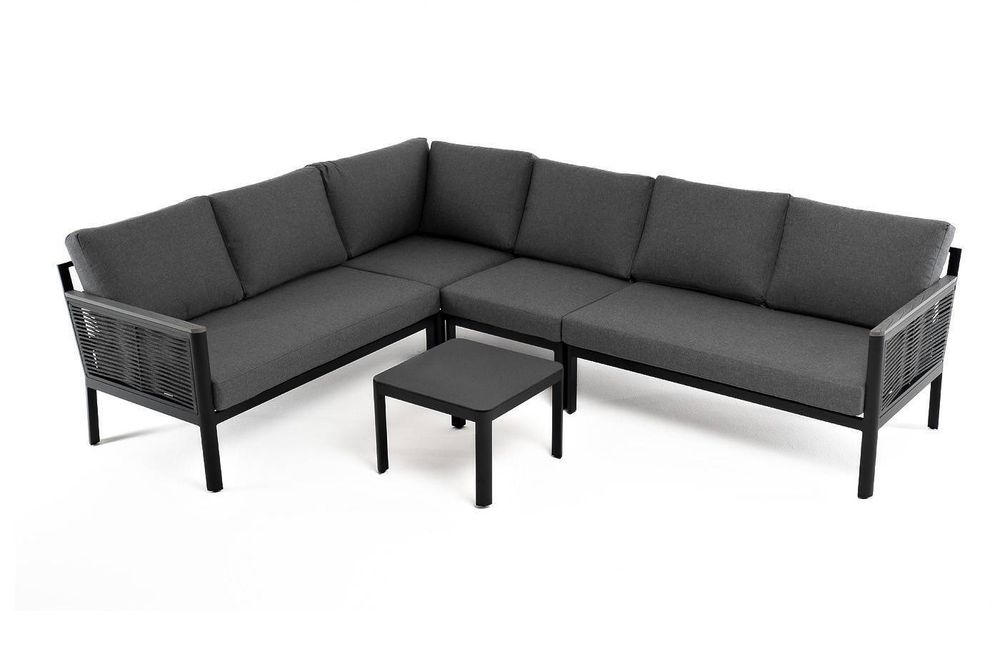 "Париж" модульная лаунж-зона садовая, цвет серый