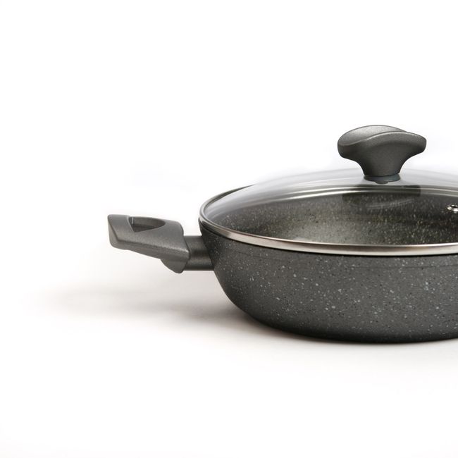 Сотейник TVS Mineralia с крышкой