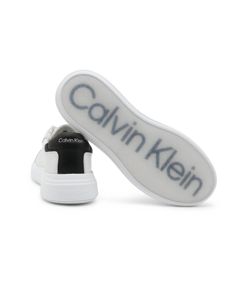 Кожаные кроссовки Calvin Klein - белый(HM0HM01016)
