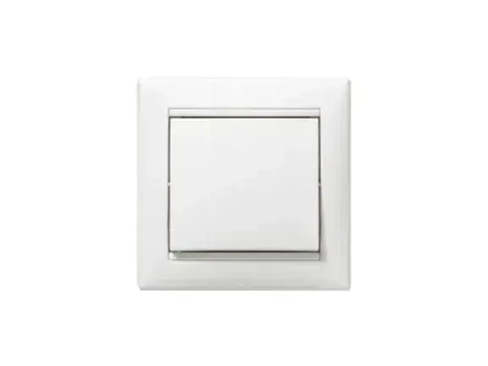 Выключатель одноклавишный Legrand Valena 774401+ рамка Legrand Valena 774451 белый- 1 шт.