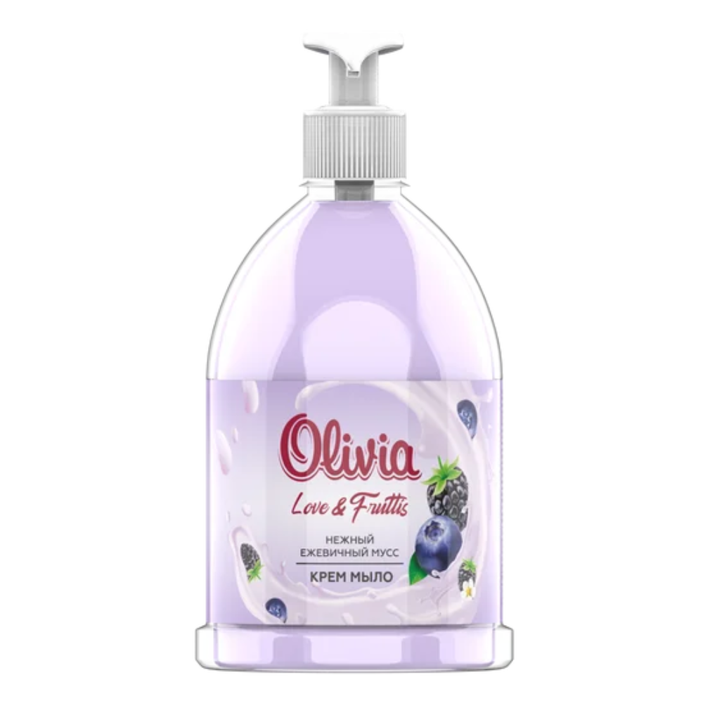 Крем-мыло Olivia Allee Francais Ежевичный мусс 1000 мл