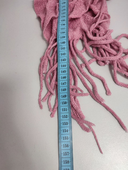 Шарф с воланами