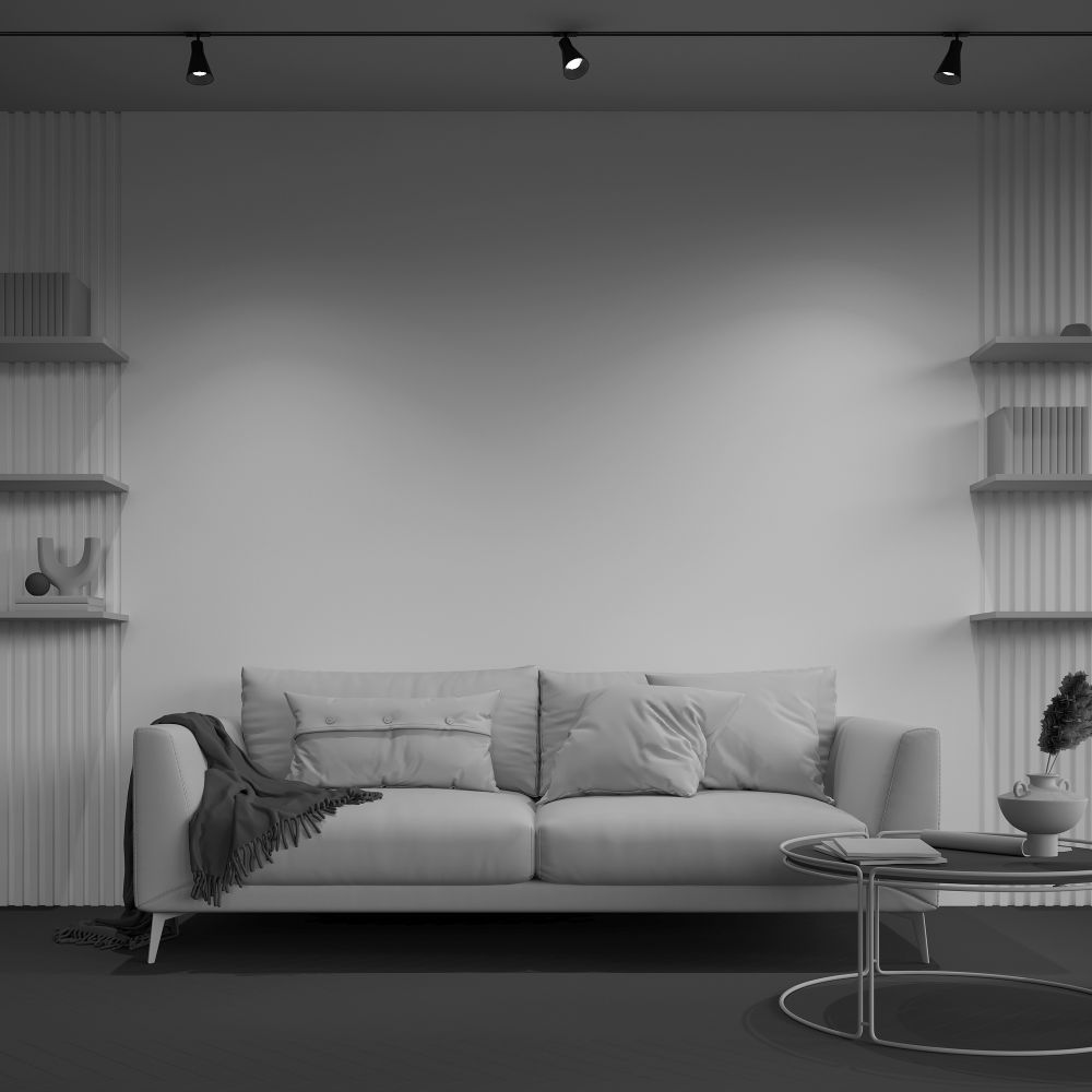 Трековый светильник для однофазного шинопровода Maytoni Unity Track Vivar TR022-1-GU10-B