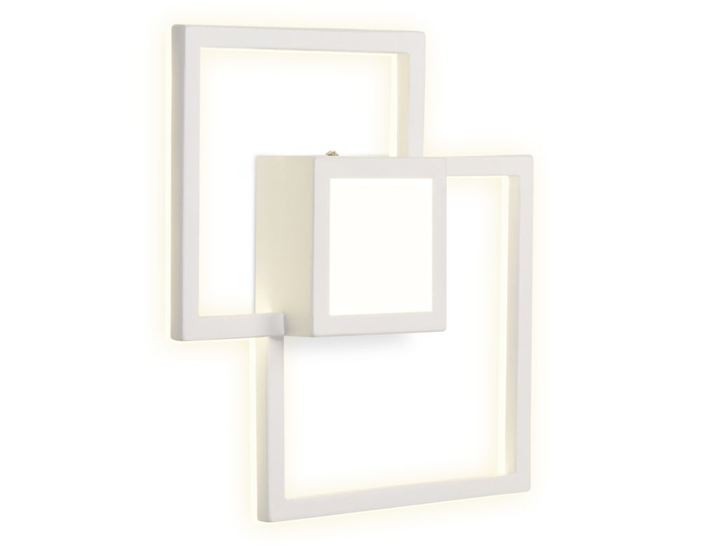 Настенный светодиодный светильник с акрилом FL415 WH белый LED 4200K 36W 390*290*50