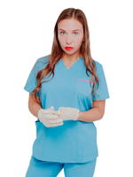 Туника медицинская женская Pulse 247 Montana, R132 светло-голубой, XL