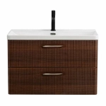 Тумба с раковиной BelBagno DUE-800-2C-SO-NOCE-P Noce