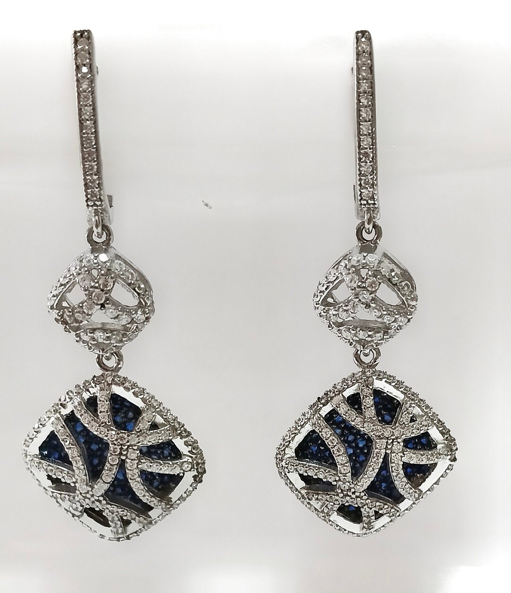 Серьги "Эстерелла" из серебра 925 пробы