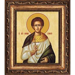 Михаил Вурлиот мученик. Икона на холсте.