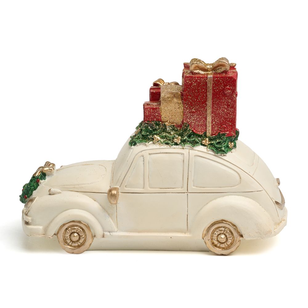 СТАТУЭТКА "МАШИНКА С ПОДАРКАМИ" 16Х8Х11 СМ