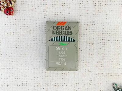 Иглы промышленные Organ DBx1 тонкая колба №90/14, 10 игл