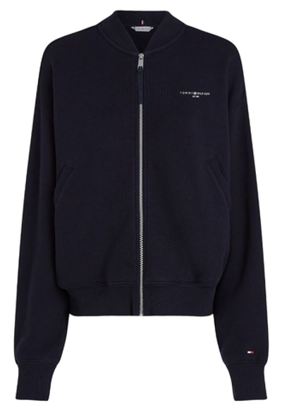 Женская теннисная куртка Tommy Hilfiger Cropped Mini Corp Bomber - Black