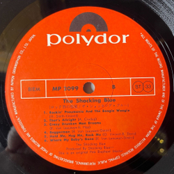 Винтажная виниловая пластинка LP The Shocking Blue (Japan 1970)(No Obi) Love Is In The Air