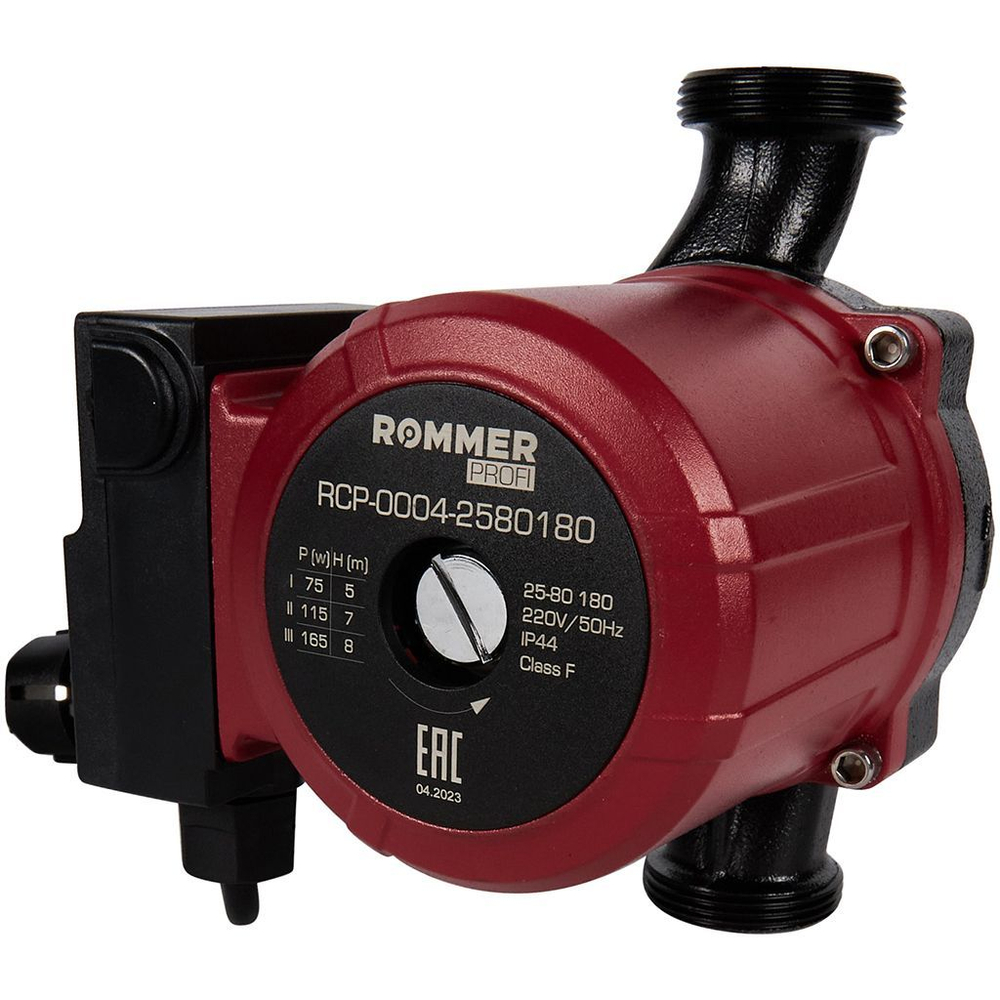 Насос циркуляционный ROMMER Profi 25-80-180 с гайками