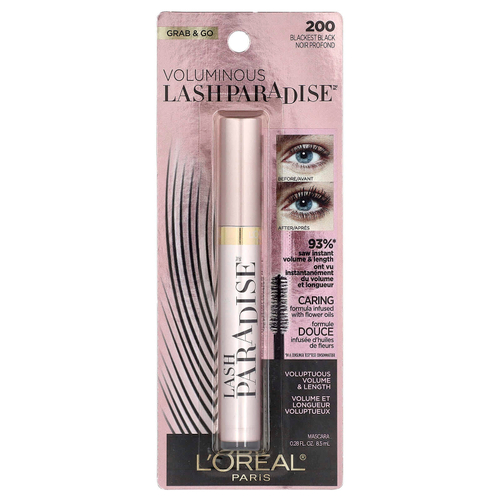 L'Oréal, Тушь для ресниц Voluminous Lash Paradise ™, 200 оттенков черного, 8,5 мл (0,28 жидк. Унции)