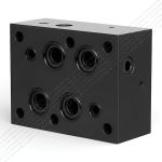 EB408 - Плита-переходник, Ду25 -> Ду16, ISO 4401-08 -> ISO 4401-07, CETOP08 - CETOP07