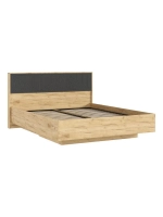 Кровать двухспальная 160х200 Сильвия Браш Графит