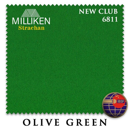 Сукно "Strachan Snooker 6811 New Club" 196см Olive Green