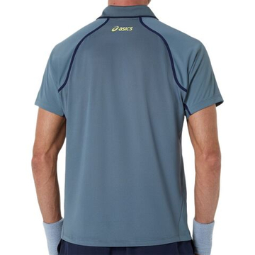 Мужское теннисное поло Asics Match Short Sleeve - ironclad