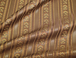 Жаккард Парадиз полоса махагон