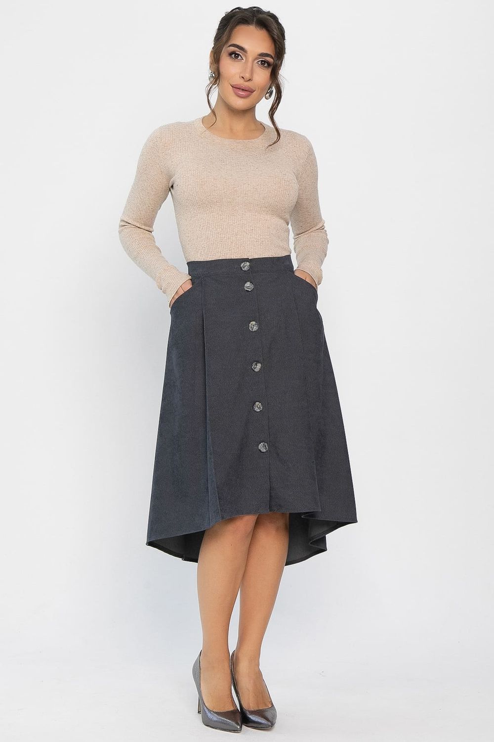 Юбка Севара (графит) Ю14217-10М LT Collection