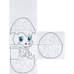 Набор для детского творчества,100-210мм.,"Проф-Пресс", УФ- лак, КБС, картонная обложка,"Зверята"