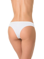 Нейлоновые трусики-бразилиана (Размер: L) (Цвет: молочный)