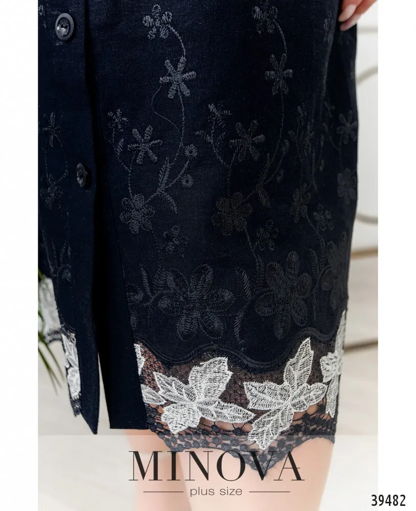 Платье 419-синий Minova