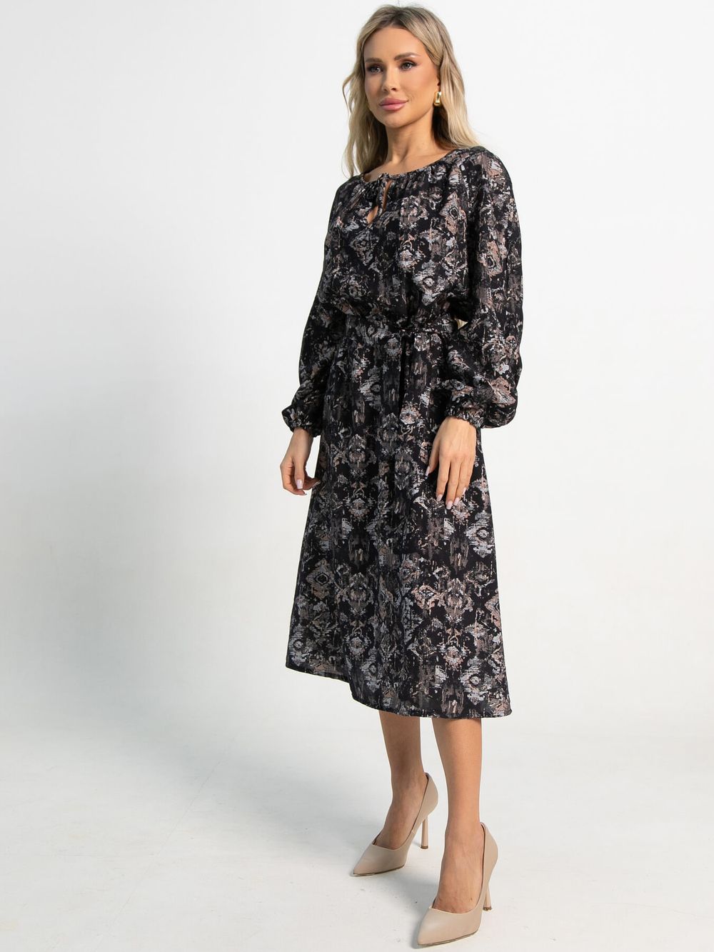 Платье Аура (черное) П15385-10М LT Collection