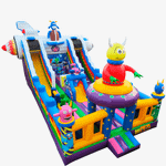 Коммерческий батут "Космические зверята" 12*6*6 м