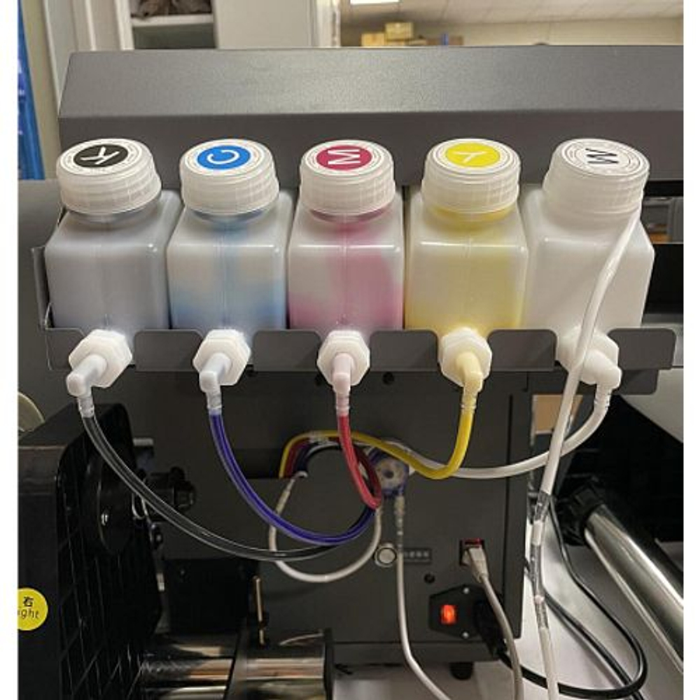 Комплекс трансферной печати на ткани Colors DTF, XP600*2шт, 30см (FlexiPrint),сушка-конвейер