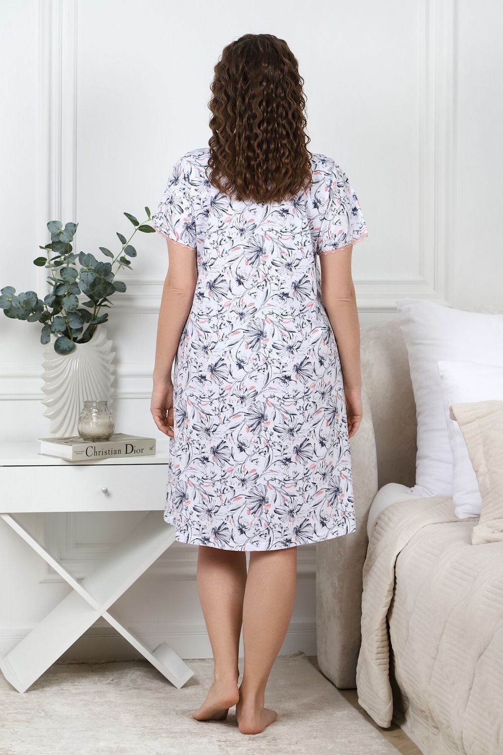 Ночная сорочка Злата Виотекс КОРАЛЛОВЫЙ