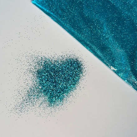 Блестки в пакетике 10 гр 0,1 мм бирюзовые яркие