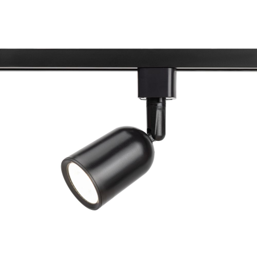 Трековый светильник однофазный ЭРА TR41-GU10 BK под лампу GU10 черный | Однофазные светильники под лампу