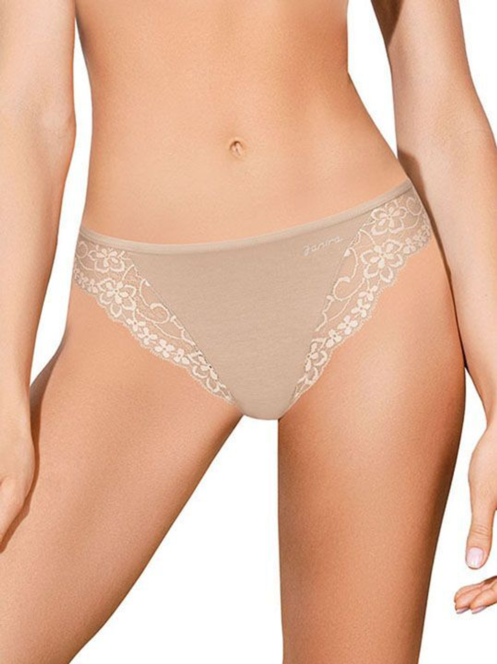 Набор из двух трусиков-слип Esencial (Размер: M) (Цвет: карамель (темно-бежевый))