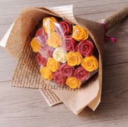 Букет из шоколада "Мини-розы" 19 штук