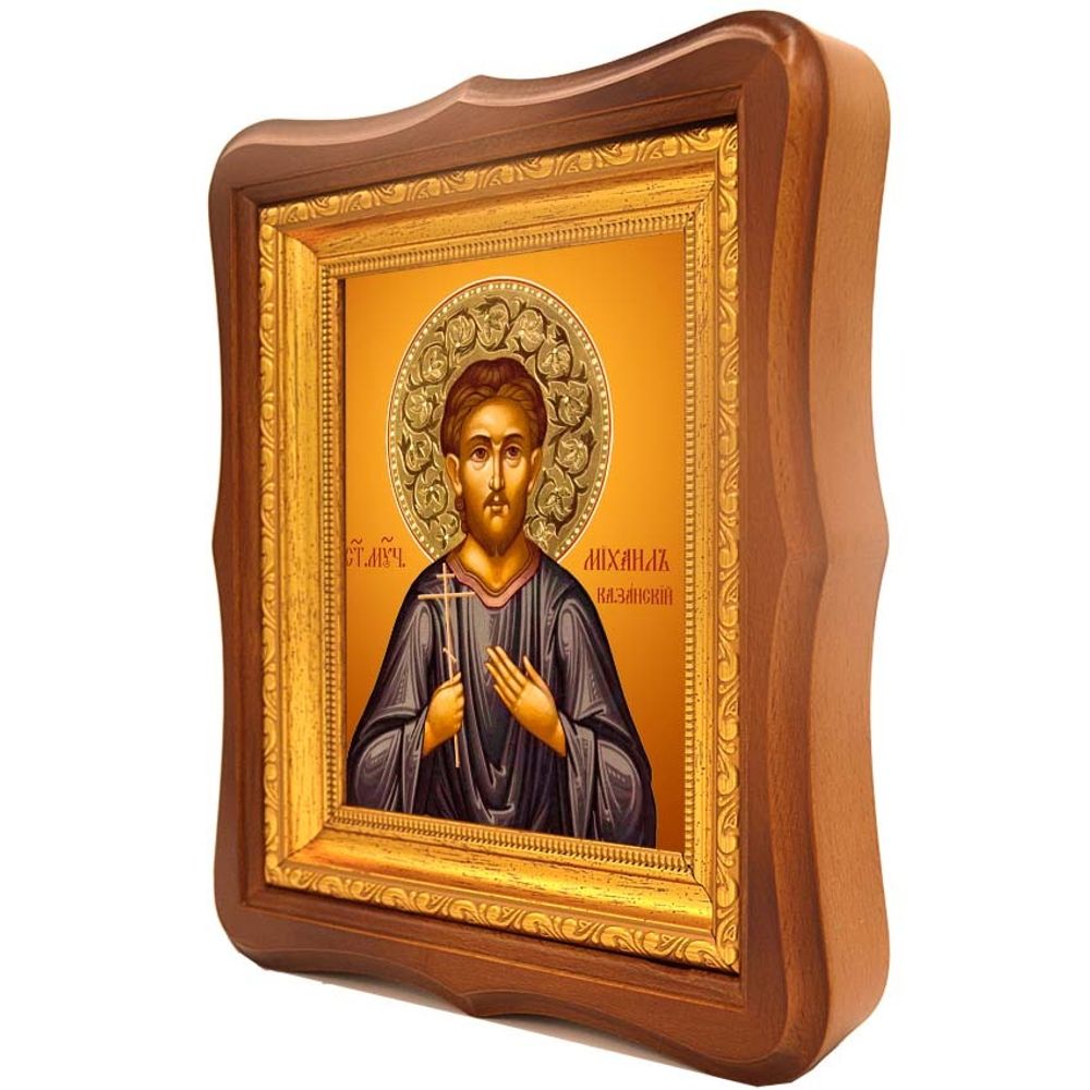 Михаил Казанский святой мученик. Икона на холсте.