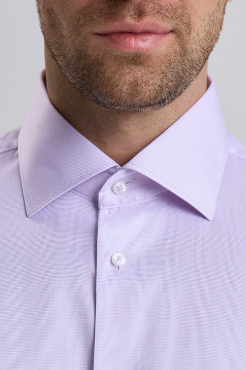 Сорочка мужская VESTER длинный рукав, цвет светло-сиреневый 515182 05
